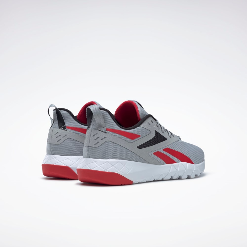 Reebok Flexagon Force 4 Tränings Shoes Grå Svarta Röda | SHXWB-8570