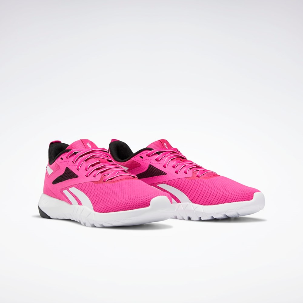 Reebok Flexagon Force 4 Tränings Shoes Rosa Svarta Vita | VUYIN-5371