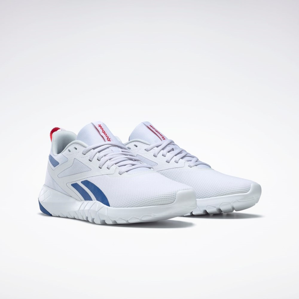 Reebok Flexagon Force 4 Tränings Shoes Vita Blå Röda | EFXLH-7258