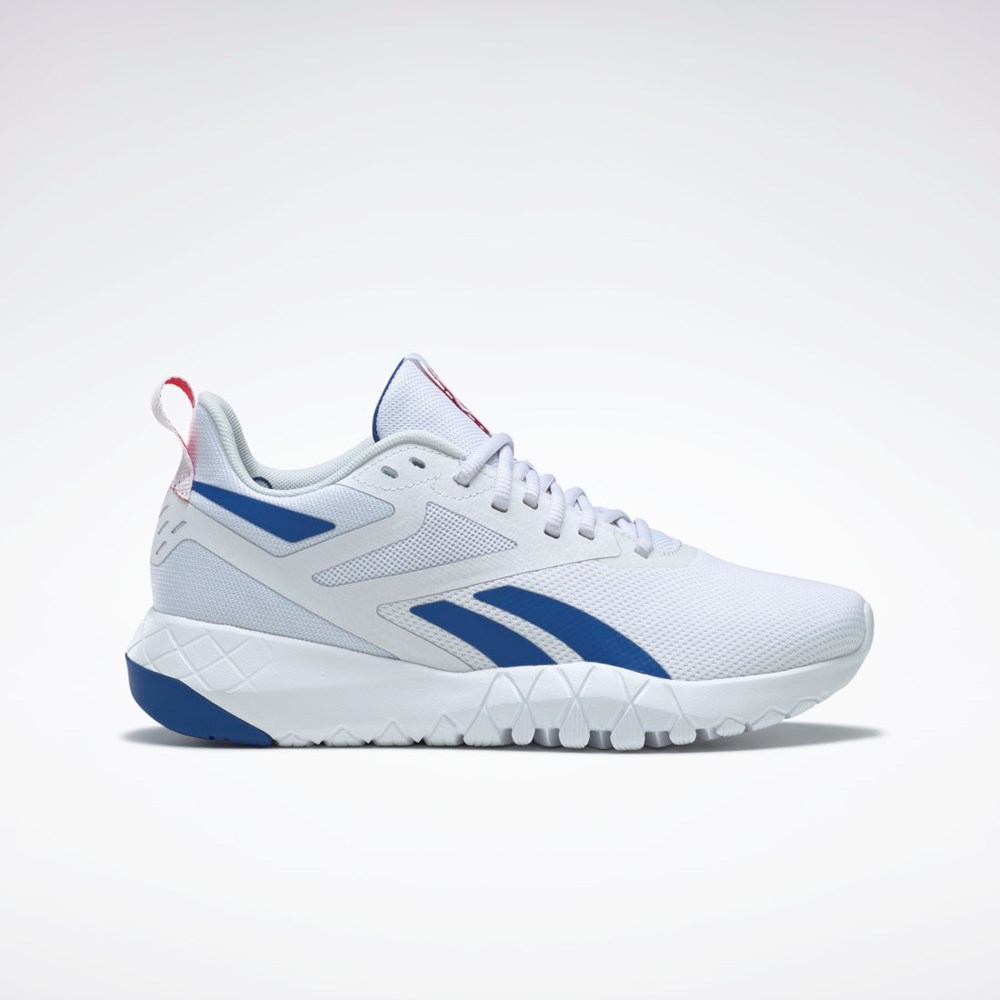 Reebok Flexagon Force 4 Tränings Shoes Vita Blå Röda | EFXLH-7258