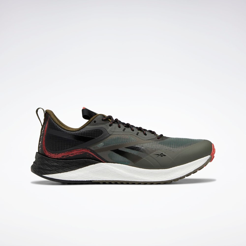 Reebok Floatride Energy 3 Adventure Löpar Shoes Gröna Svarta Vita | VHTNR-5209