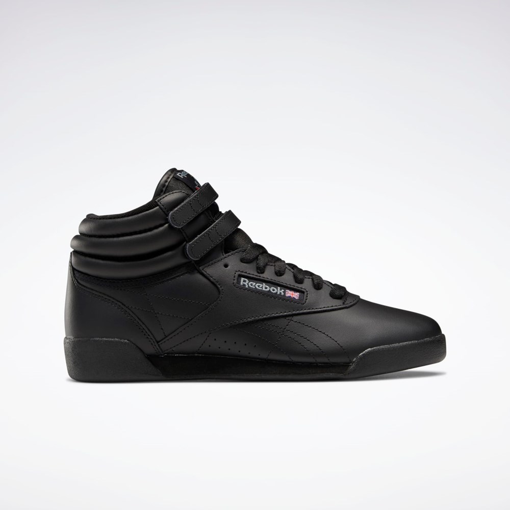 Reebok Freestyle Hi Shoes - Grade School Svarta Grå | ZIYHF-3761