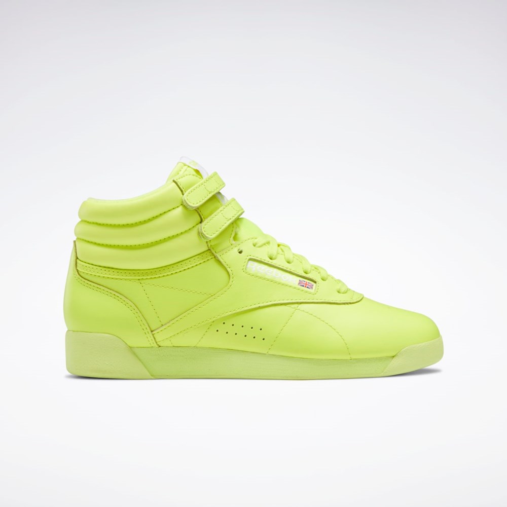 Reebok Freestyle Hi Shoes Gula Gula Vita | UKIDA-5162