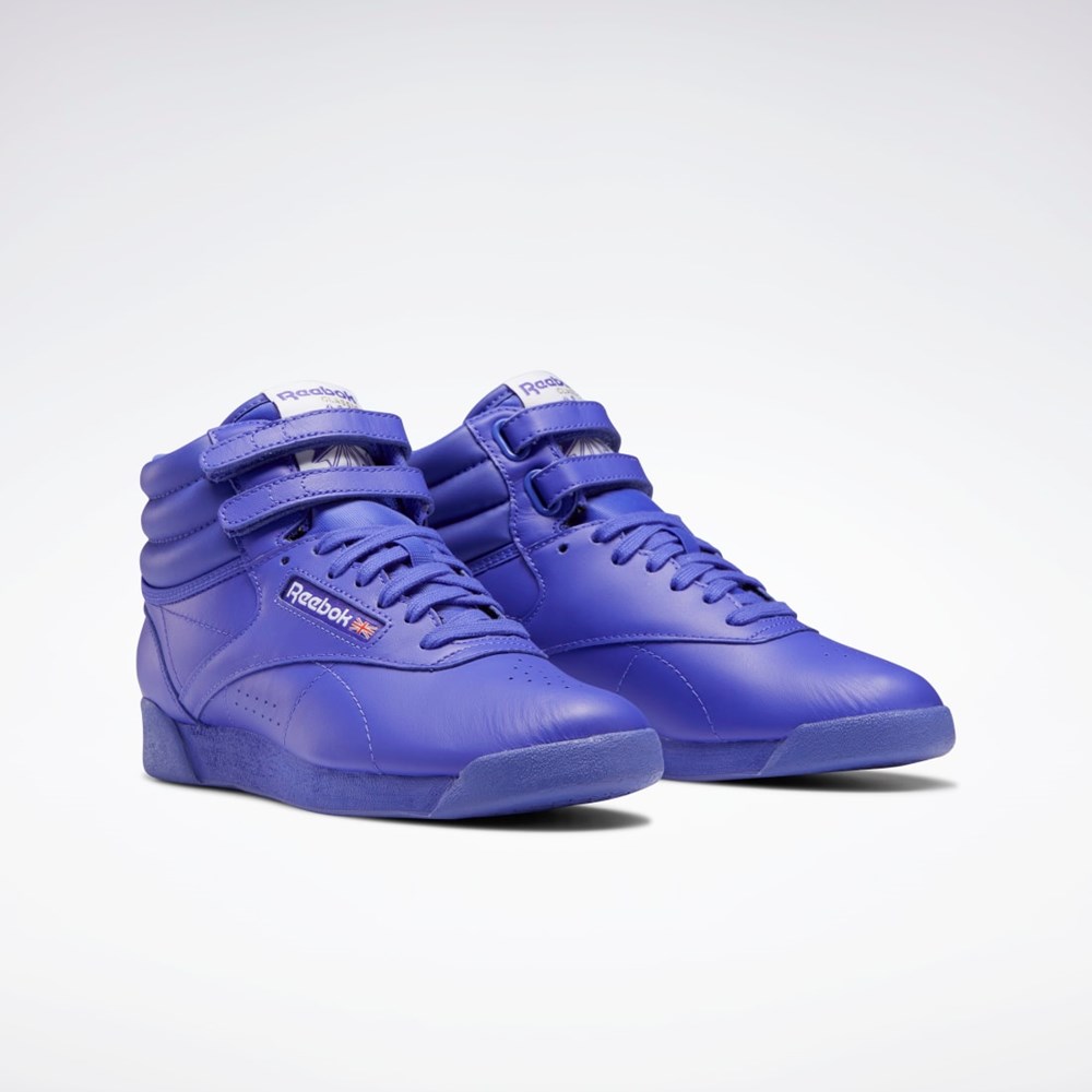 Reebok Freestyle Hi Shoes Lila Lila Vita | OGJEV-3580