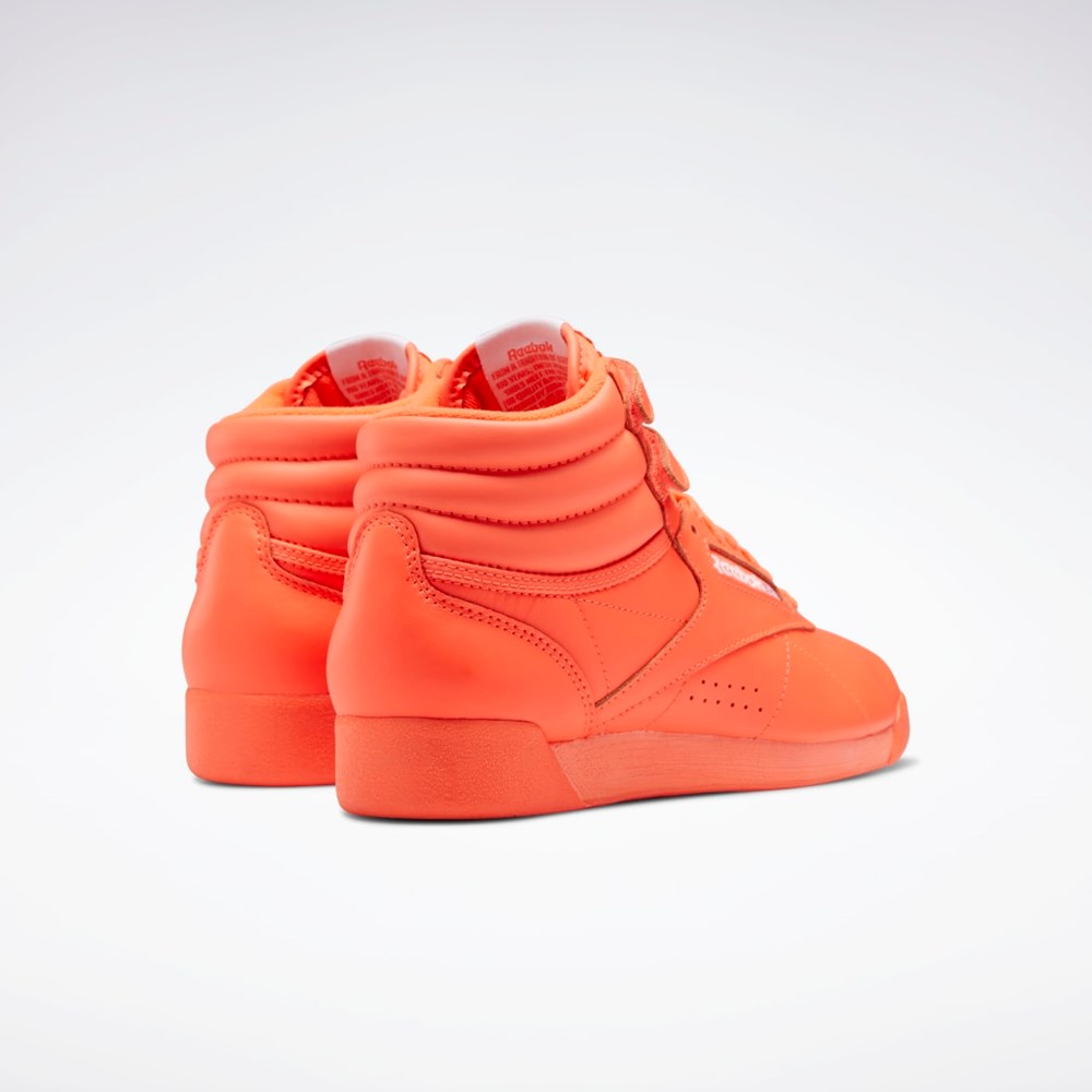 Reebok Freestyle Hi Shoes Orange Orange Vita | ANVLH-2743