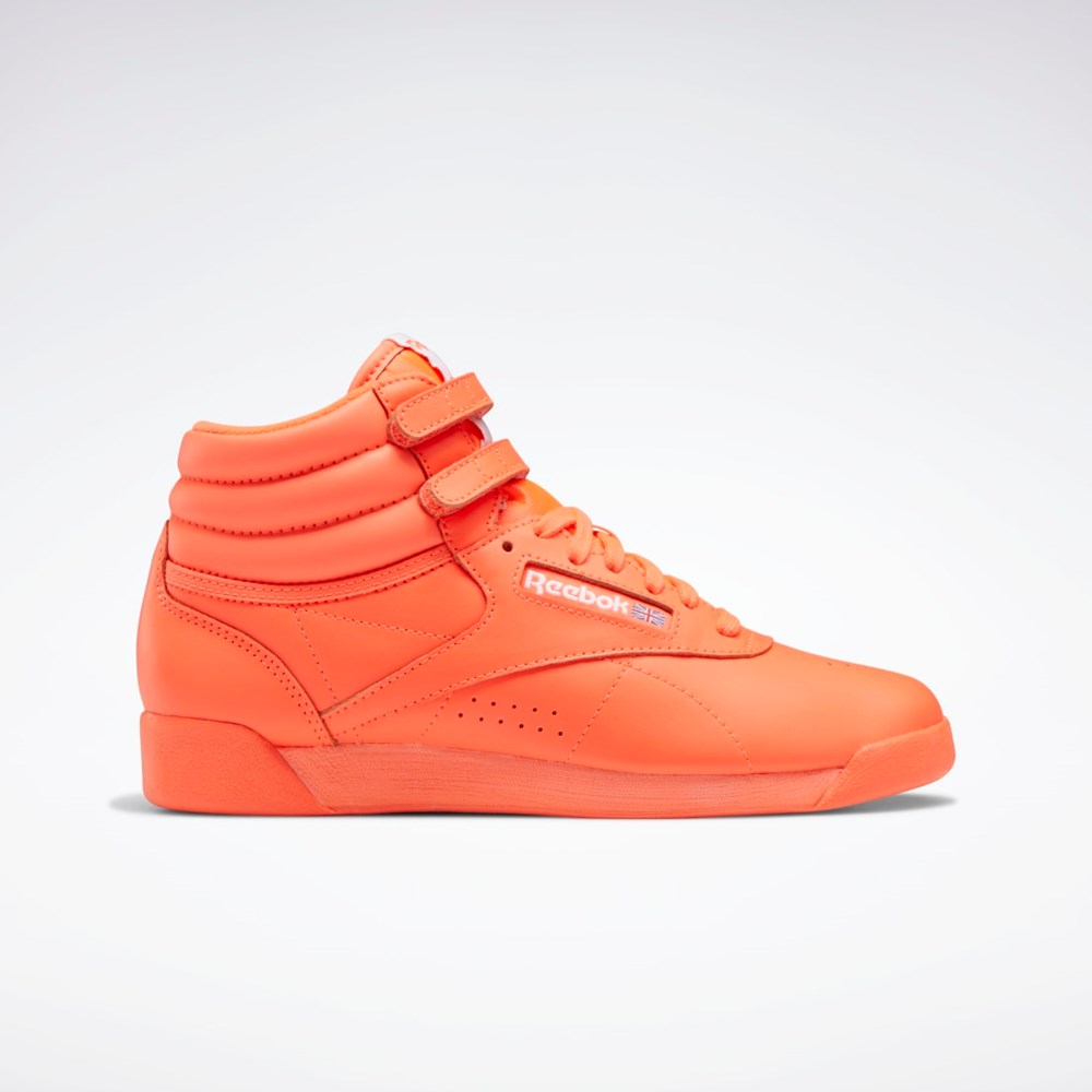 Reebok Freestyle Hi Shoes Orange Orange Vita | ANVLH-2743