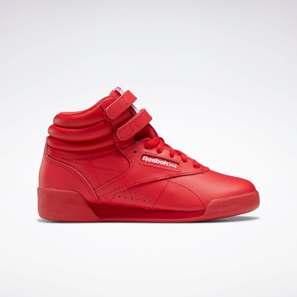 Reebok Freestyle Hi Shoes - Preschool Röda Röda Vita | ATJSB-1570