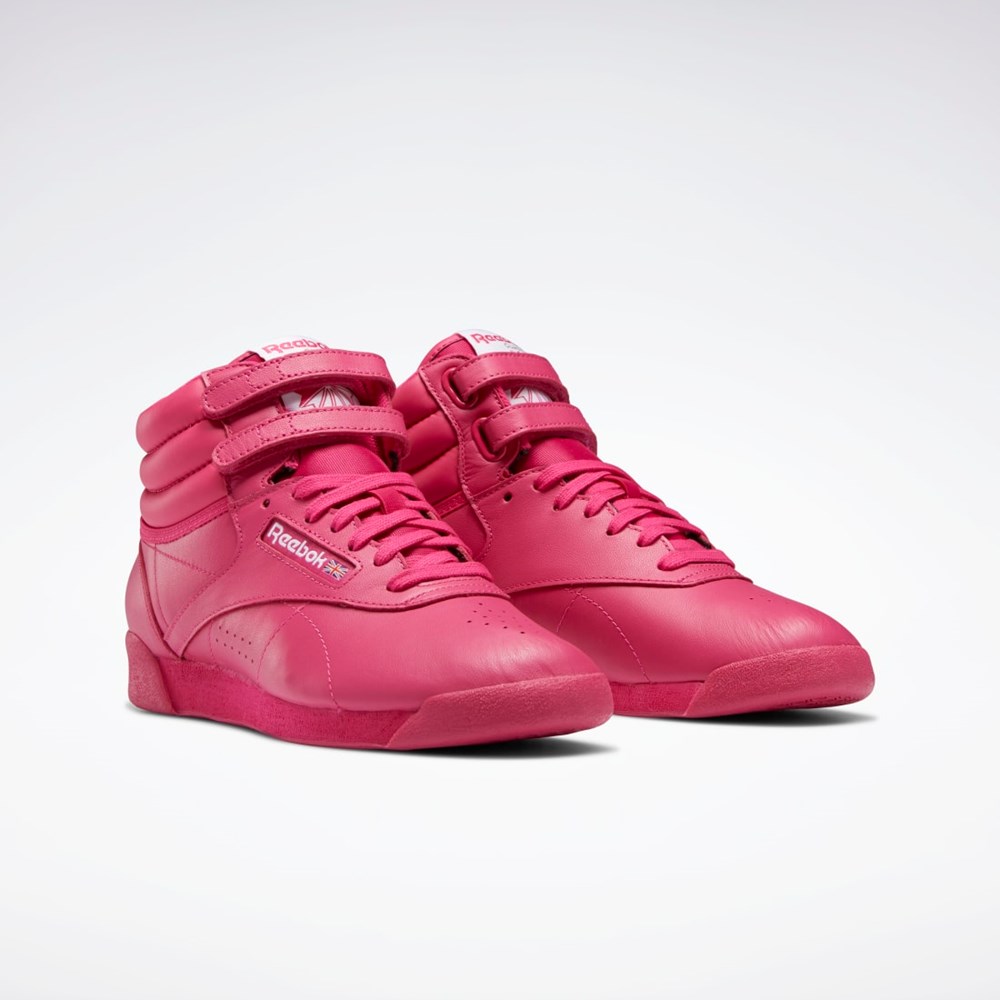 Reebok Freestyle Hi Shoes Rosa Rosa Vita | CQIZV-7240