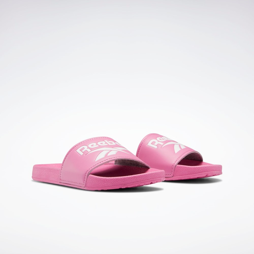 Reebok Fulgere Slides - Preschool Rosa Rosa Vita | JBQDW-2974