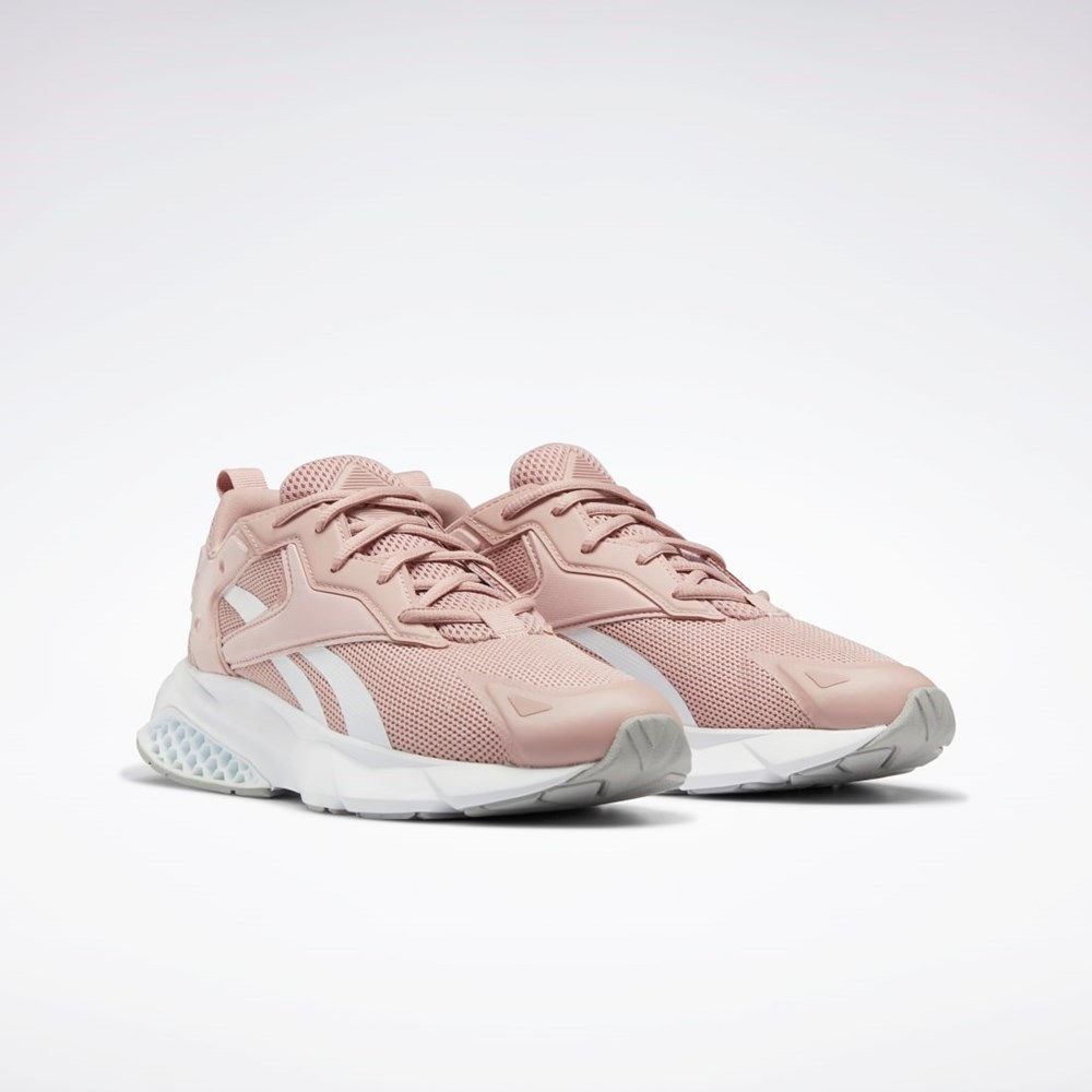 Reebok Hexalite Legacy Shoes Rosa Vita Grå | QEBHU-5139