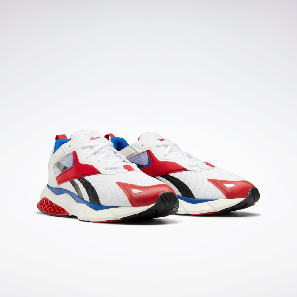 Reebok Hexalite Legacy Shoes Vita Röda Blå | KBMND-4580