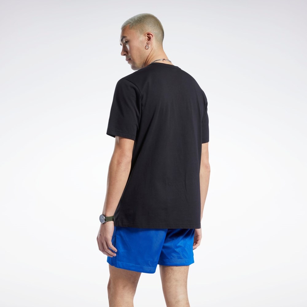 Reebok Iverson Layup Korta Sleeve T-Shirt Svarta | NHVQT-0297