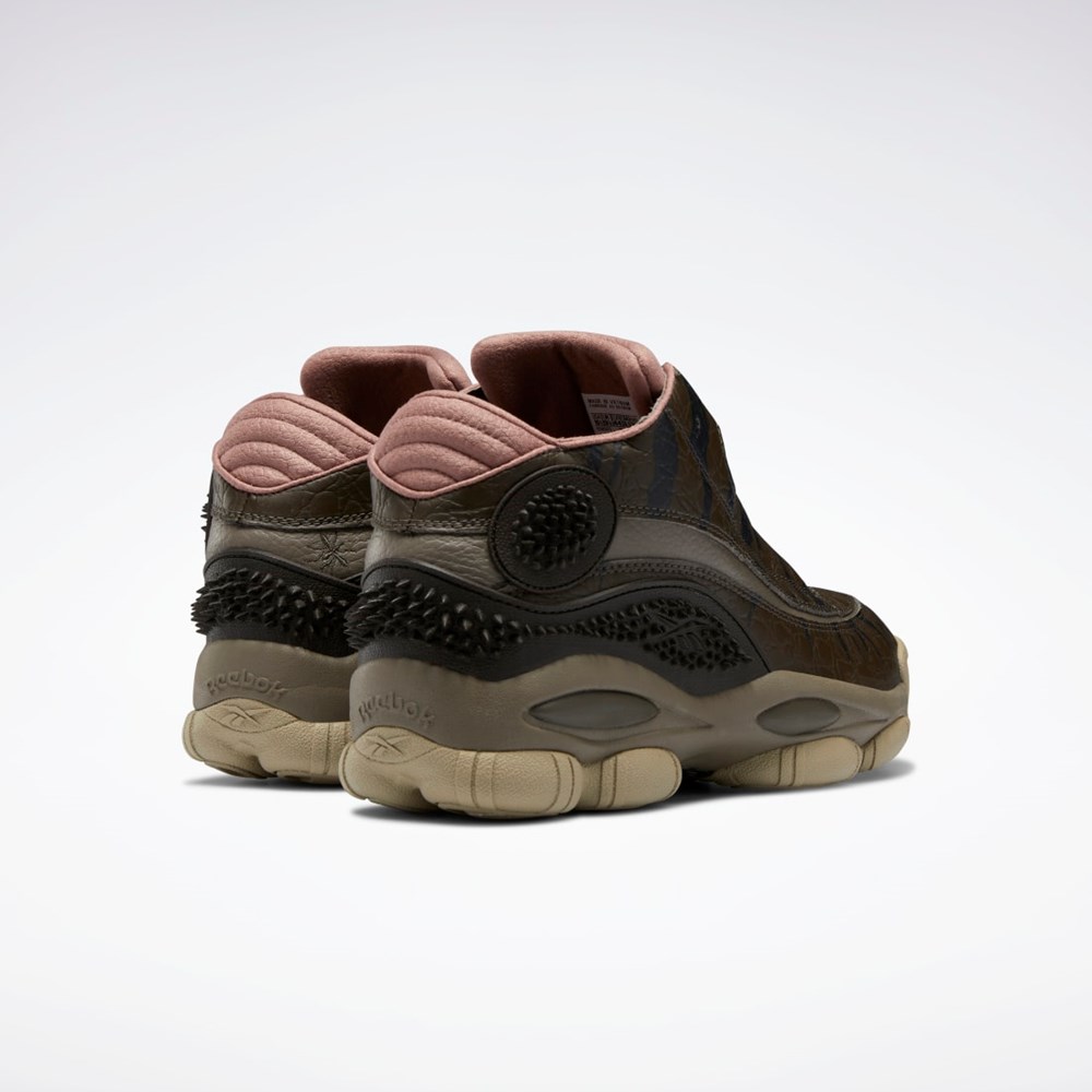 Reebok Jurassic World The Answer DMX Basketball Shoes Stone / Cliff Stone / Parched Earth | KAYDO-5842