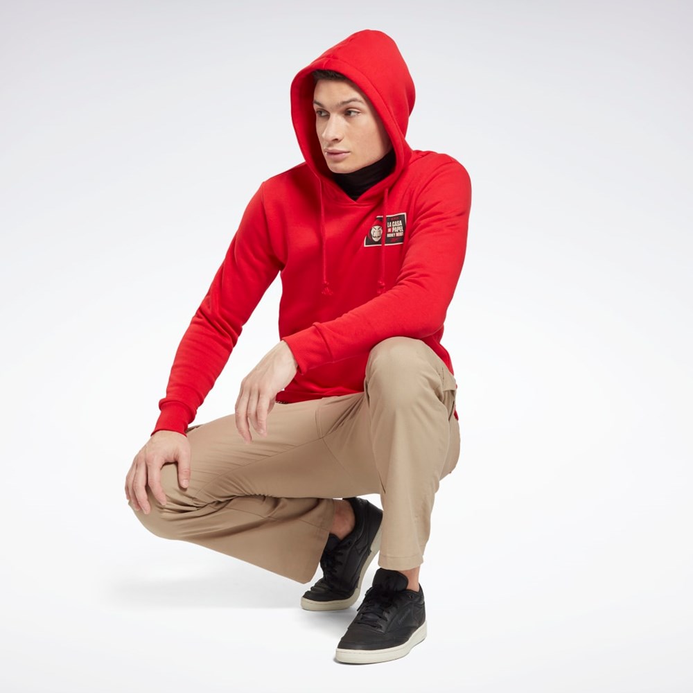 Reebok La Casa De Papel Sweatshirt Röda | OASMJ-5720