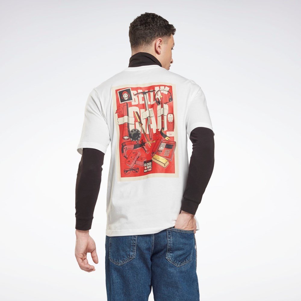 Reebok La Casa De Papel T-Shirt Vita | HAXGQ-5816