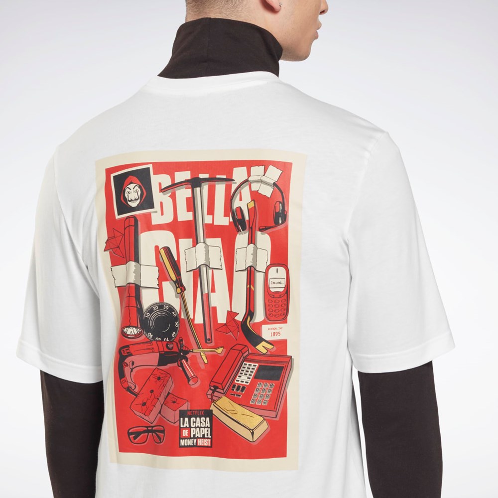 Reebok La Casa De Papel T-Shirt Vita | HAXGQ-5816