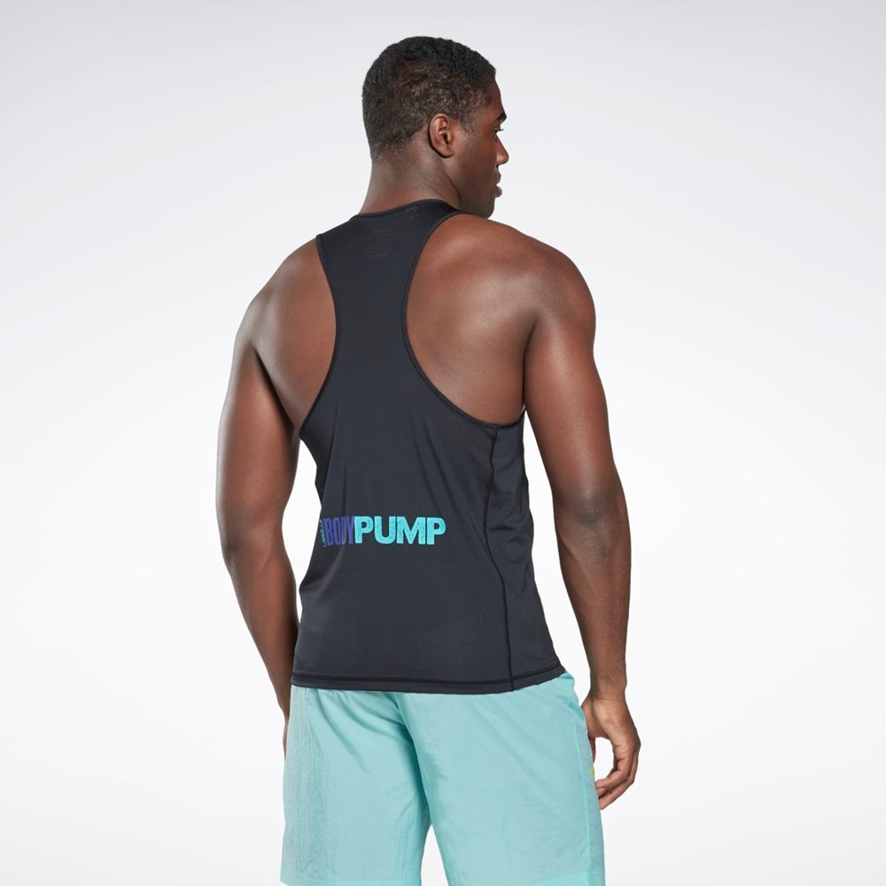 Reebok Les Mills® BodyPump® ACTIVCHILL Singlet Svarta | AGZXE-8146