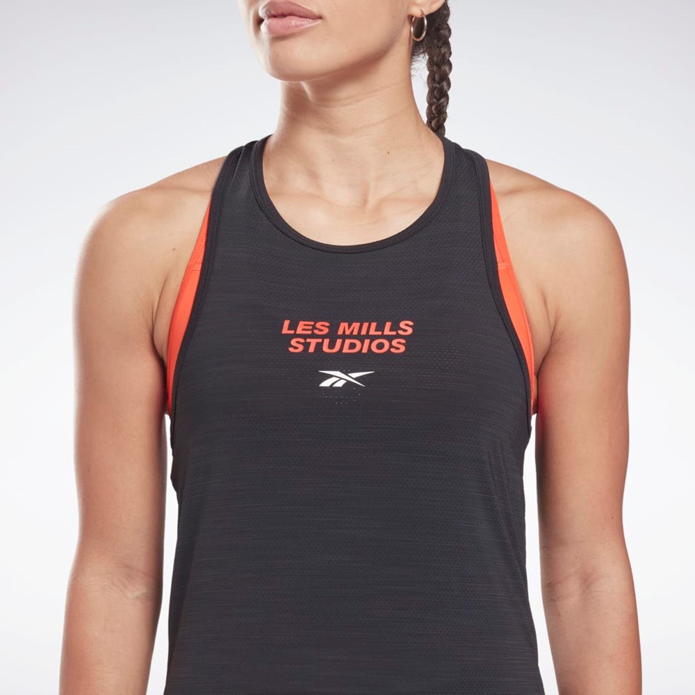 Reebok Les Mills® BodyPump® Activchill Tank Top Svarta | OPXAU-6324