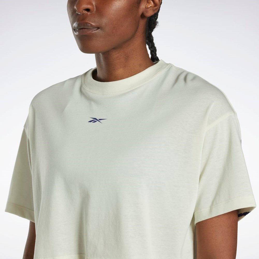 Reebok Les Mills® Crop T-Shirt Vita | HGQWA-7201