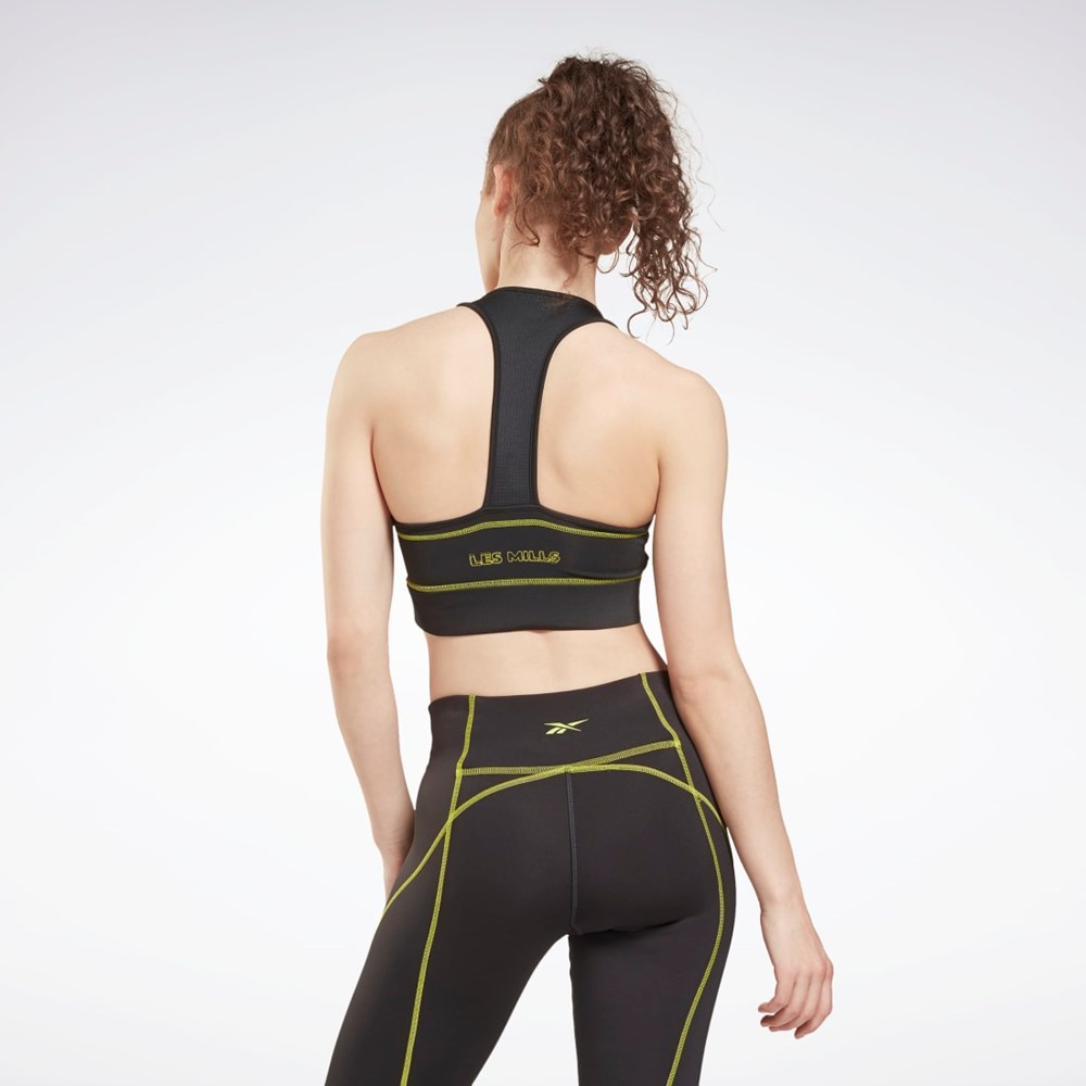 Reebok Les Mills® High-Neck Sports Bra Svarta | LPXBF-5389