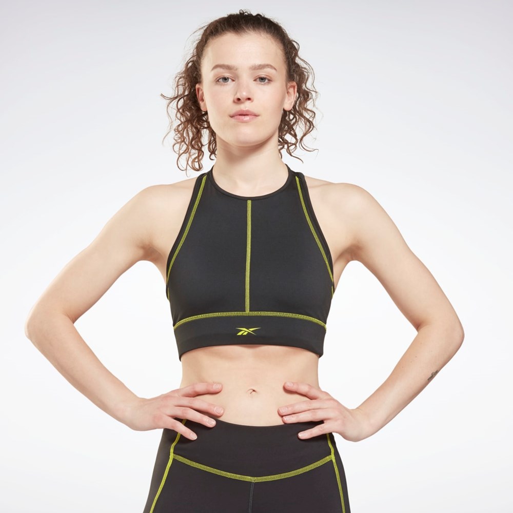 Reebok Les Mills® High-Neck Sports Bra Svarta | LPXBF-5389