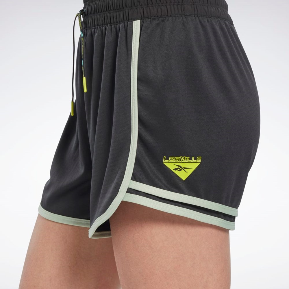 Reebok Les Mills® High-Rise Shorts Svarta | NWJYZ-0781