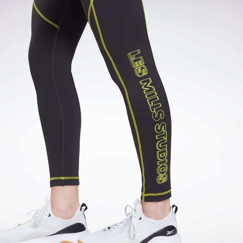 Reebok Les Mills® Iconic Tights Svarta | SKQMY-3678