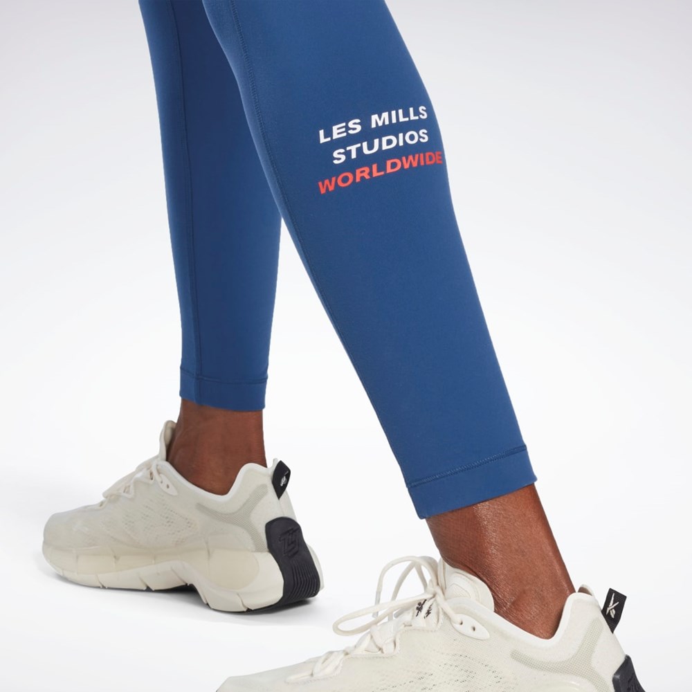 Reebok Les Mills® Lux Tights Blå | ZBDOJ-1837