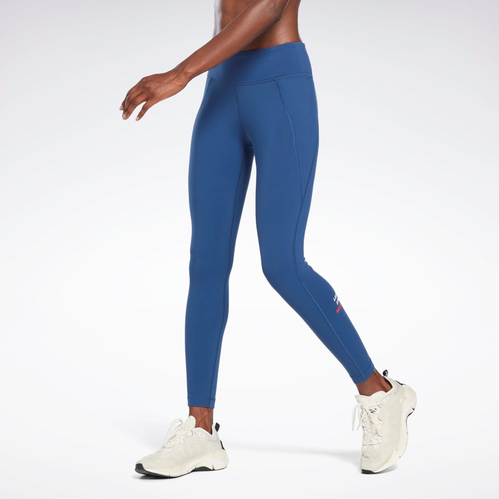 Reebok Les Mills® Lux Tights Blå | ZBDOJ-1837