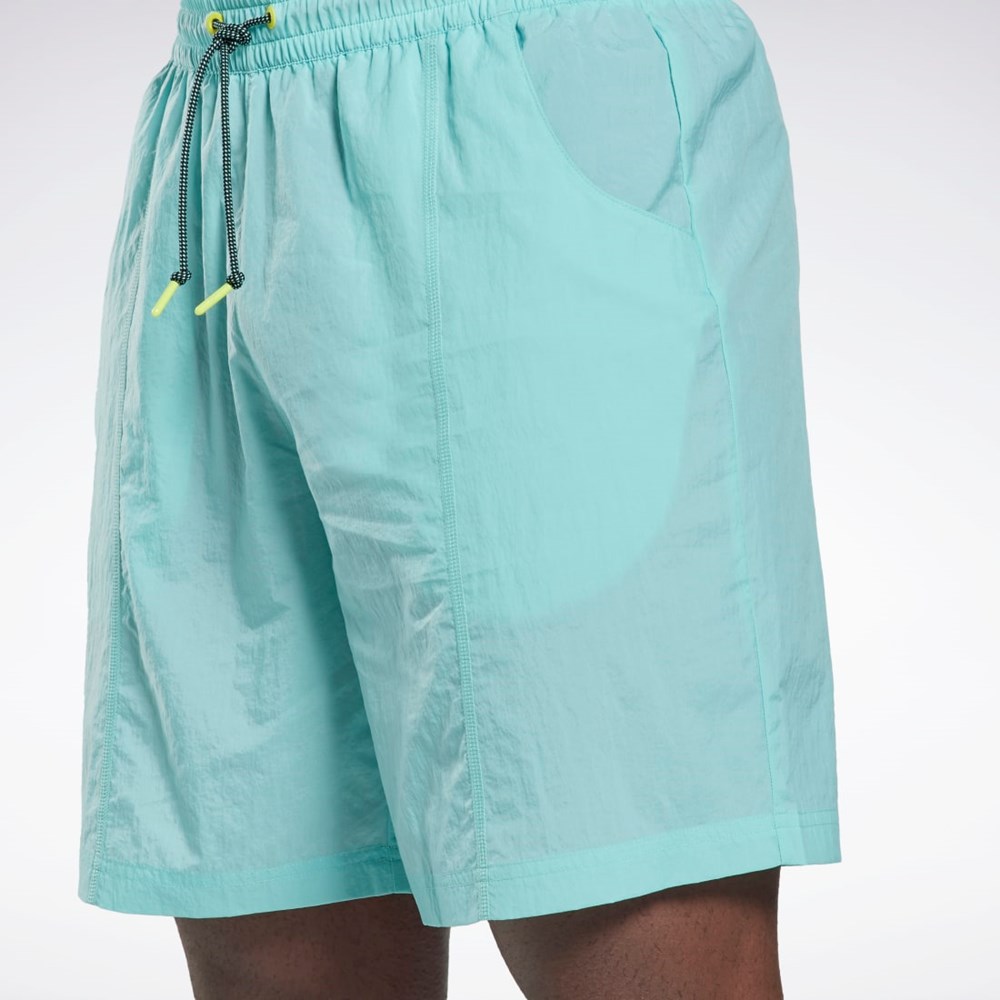 Reebok Les Mills® Lätta Woven Shorts Semi Classic Teal | VKWRO-2846