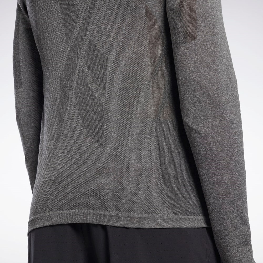 Reebok Les Mills® Myoknit Long Sleeve T-Shirt Svarta | YXCSP-7502