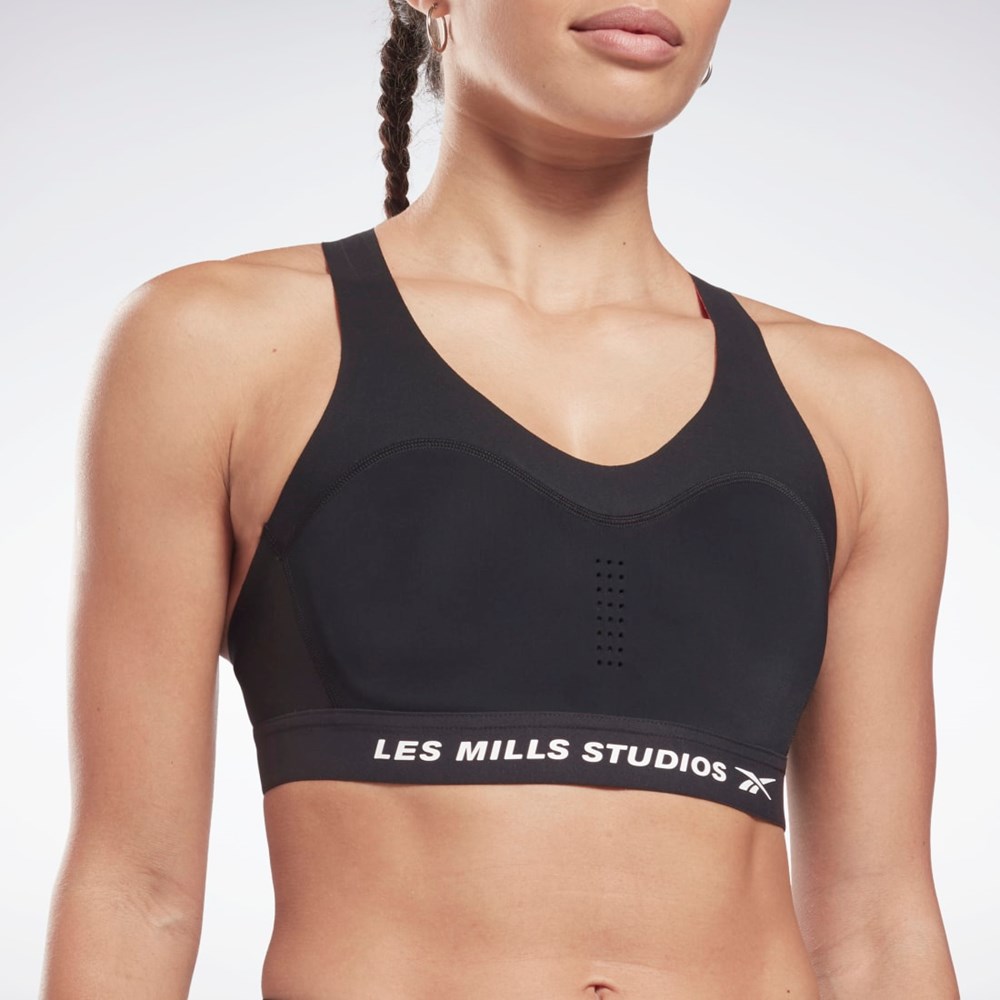 Reebok Les Mills® PureMove Plus Sports Bra Svarta | HOZGQ-6987