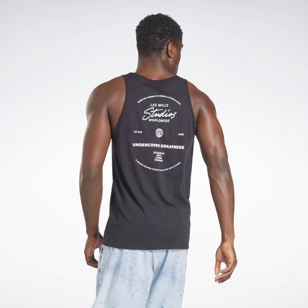 Reebok Les Mills® Tryck Tank Top Svarta | JALTZ-5186