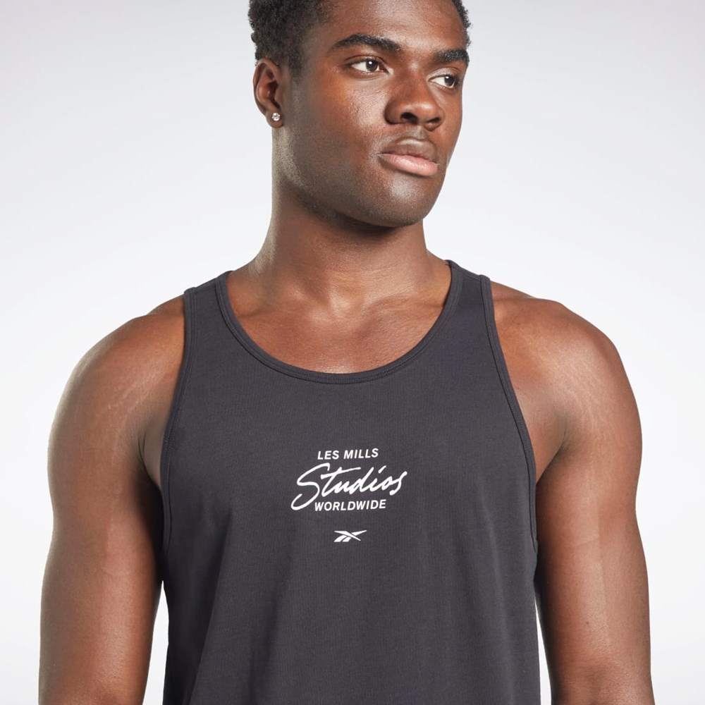 Reebok Les Mills® Tryck Tank Top Svarta | JALTZ-5186