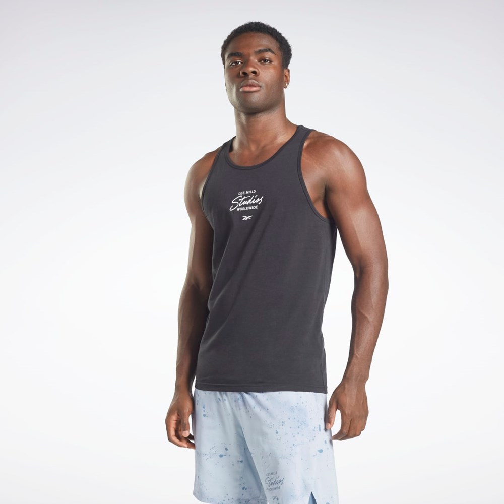 Reebok Les Mills® Tryck Tank Top Svarta | JALTZ-5186