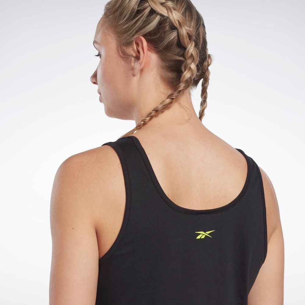 Reebok Les Mills® Tryck Tank Top Svarta | OIXBP-9261