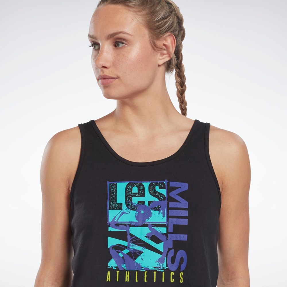 Reebok Les Mills® Tryck Tank Top Svarta | OIXBP-9261