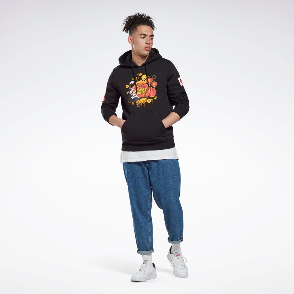 Reebok Looney Tunes Hooded Sweatshirt Svarta | CYTXO-9671