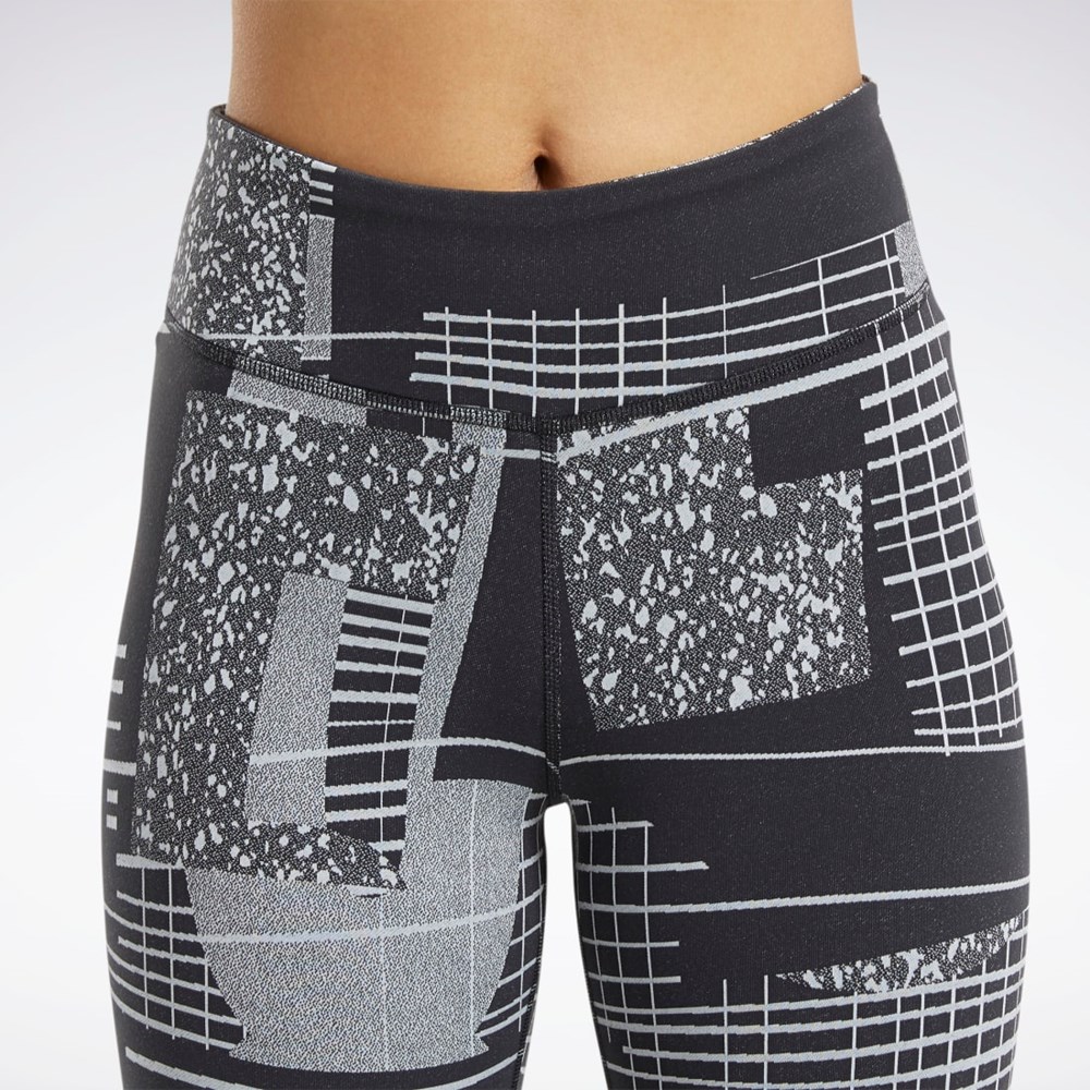 Reebok Lux 3/4 Length 2 Leggings Svarta Grå | ZUNCY-6813