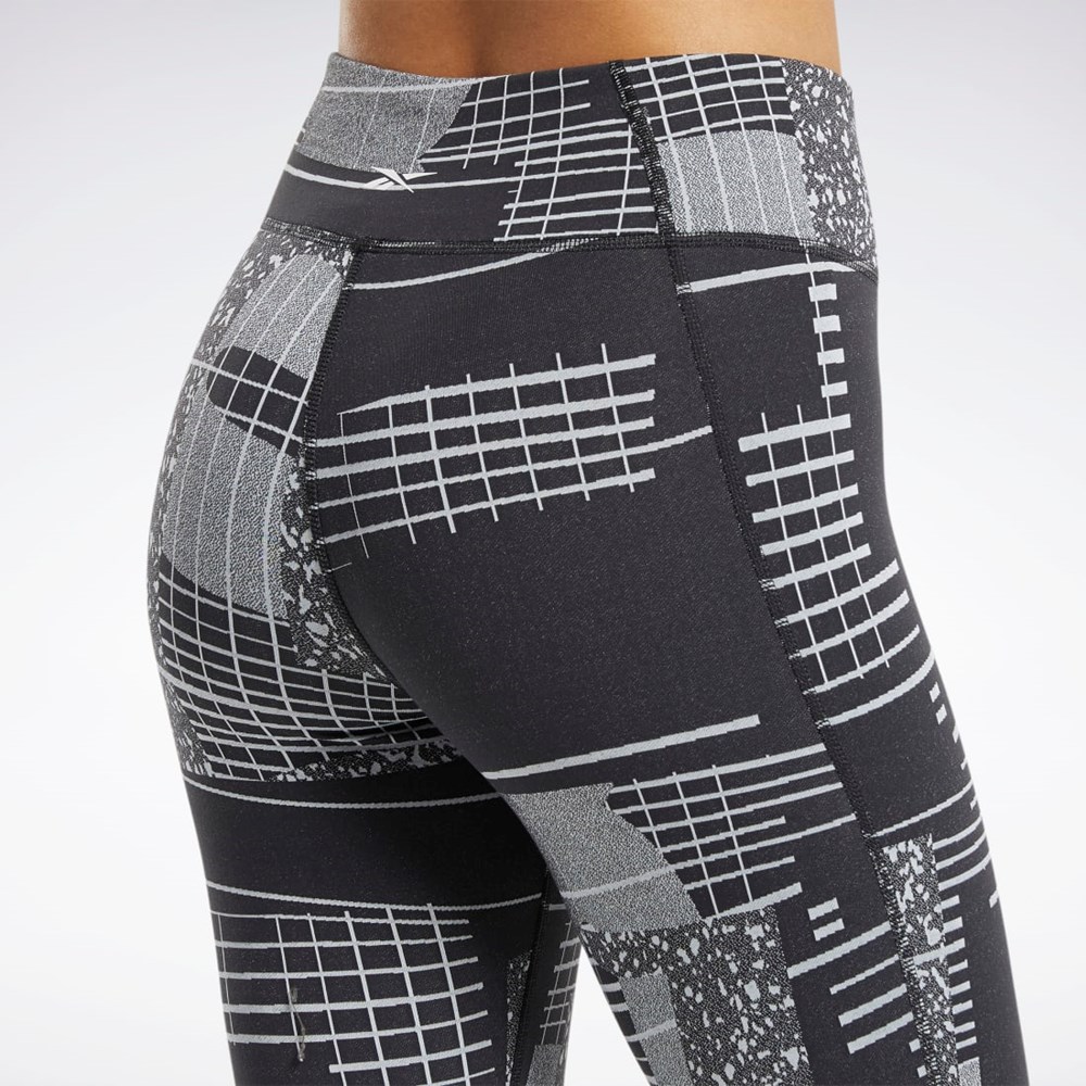 Reebok Lux 3/4 Length 2 Leggings Svarta Grå | ZUNCY-6813