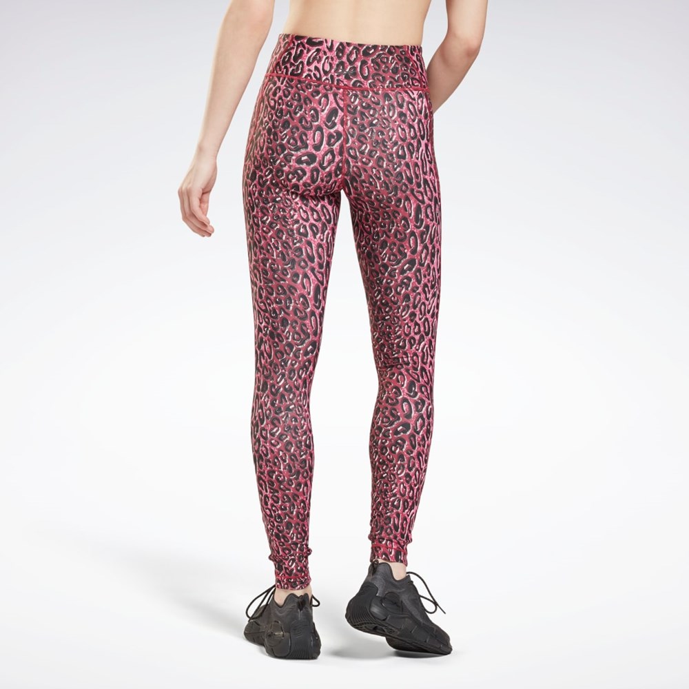 Reebok Lux Bold Leggings Punch Berry | NPUWS-1927