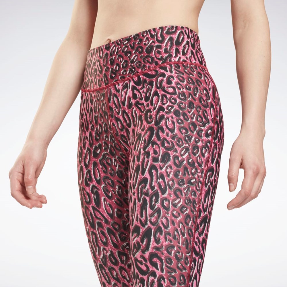 Reebok Lux Bold Leggings Punch Berry | NPUWS-1927