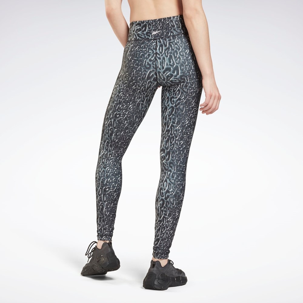 Reebok Lux Bold Leggings Svarta | SUEVD-1789