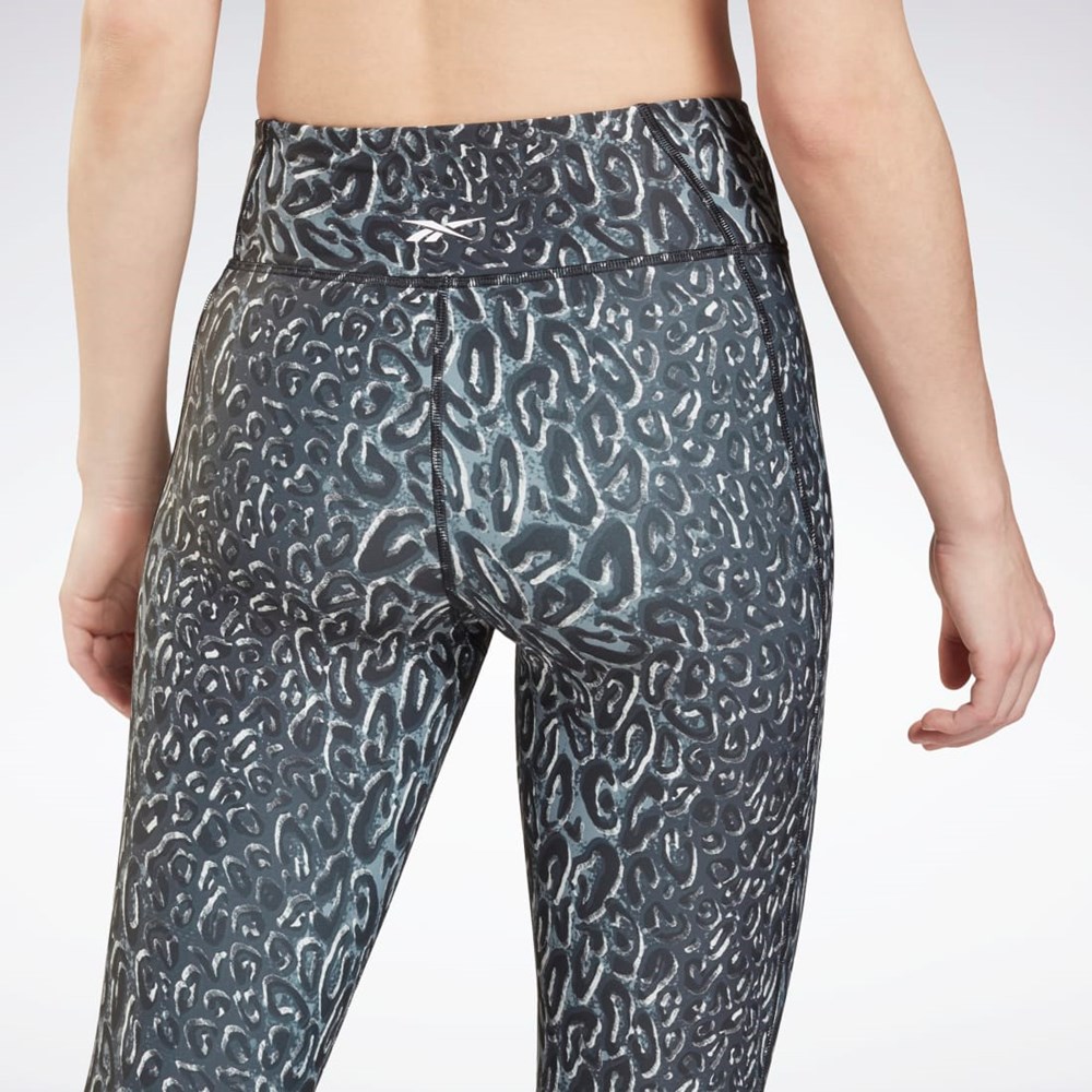 Reebok Lux Bold Leggings Svarta | SUEVD-1789