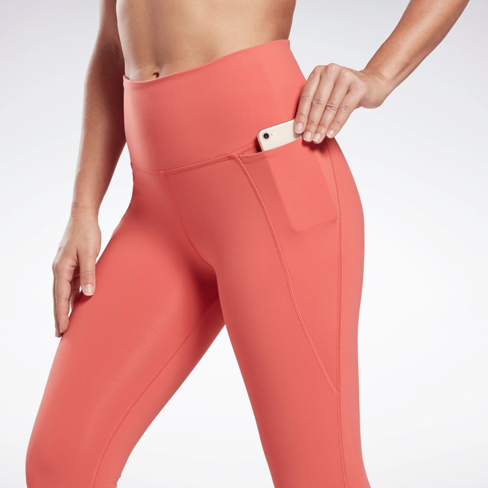 Reebok Lux High-Waisted Tights Rhodonite | XPEIN-6730