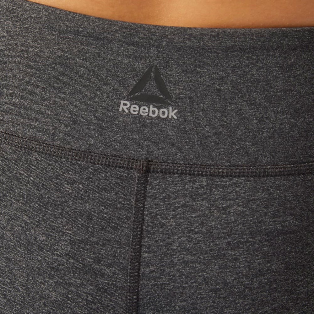 Reebok Lux Legging Mörkgrå | QBMVZ-7638