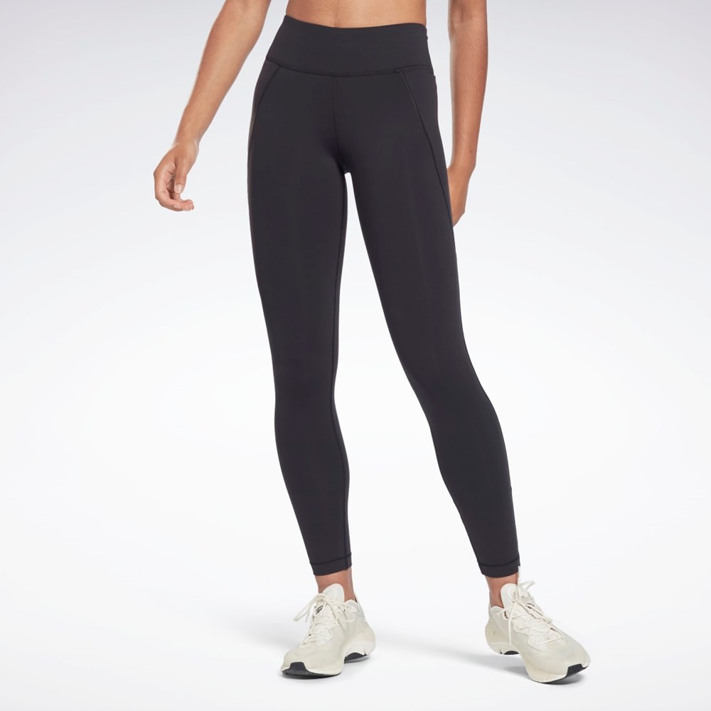 Reebok Lux Leggings Svarta | YBKWG-5423