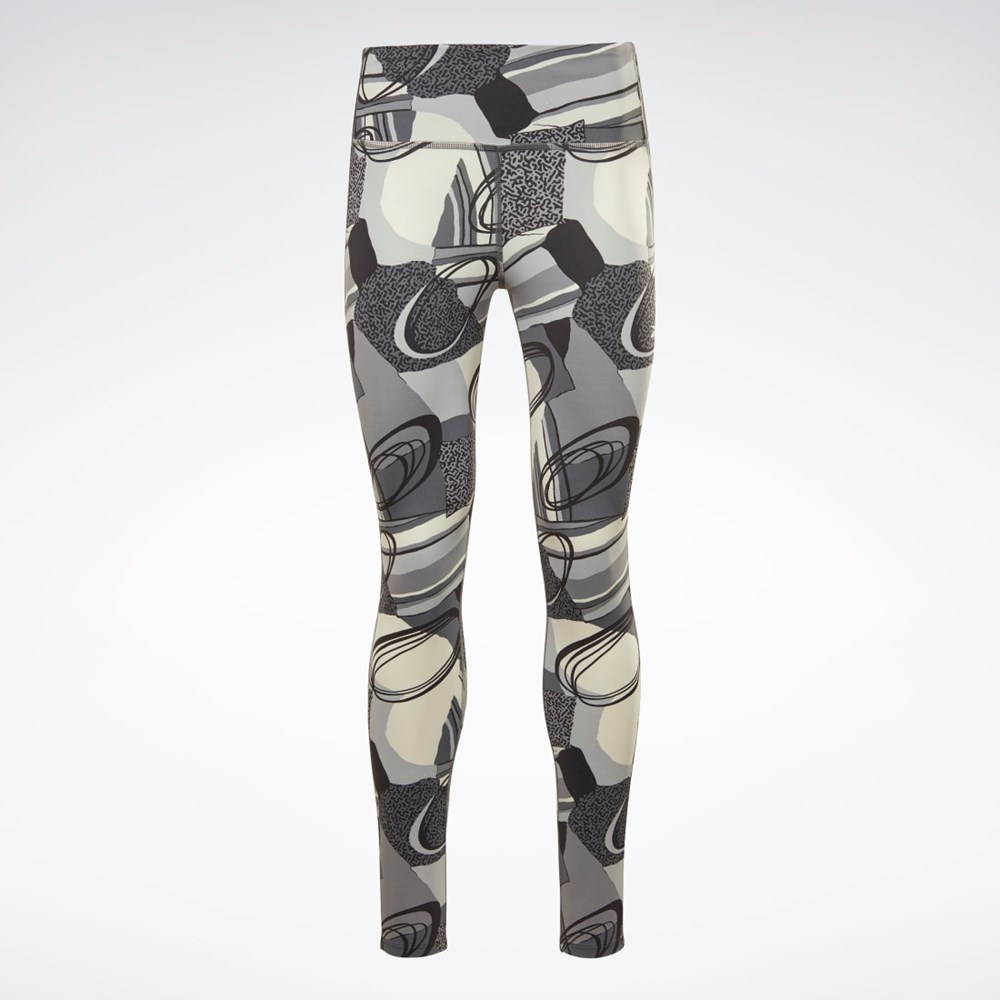 Reebok Lux Perform Leggings Svarta | CDNVF-0421