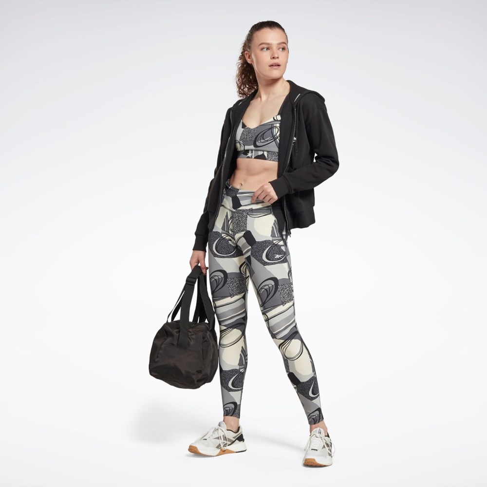 Reebok Lux Perform Leggings Svarta | CDNVF-0421