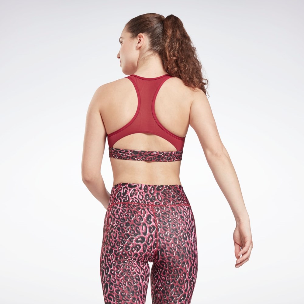 Reebok Lux Racer Vadderad Sports Bra Punch Berry | UGYCB-1093